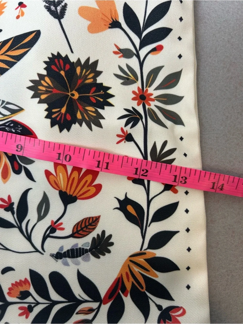 Folk Indie Floral Bee Nylon Tote Bag New